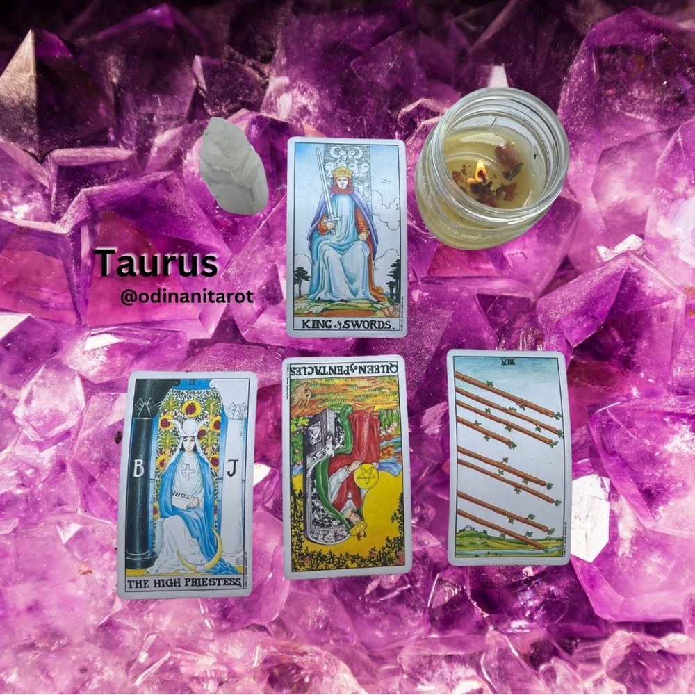 Tarot Reading sent in the mail as a hard copy Description with a picture.